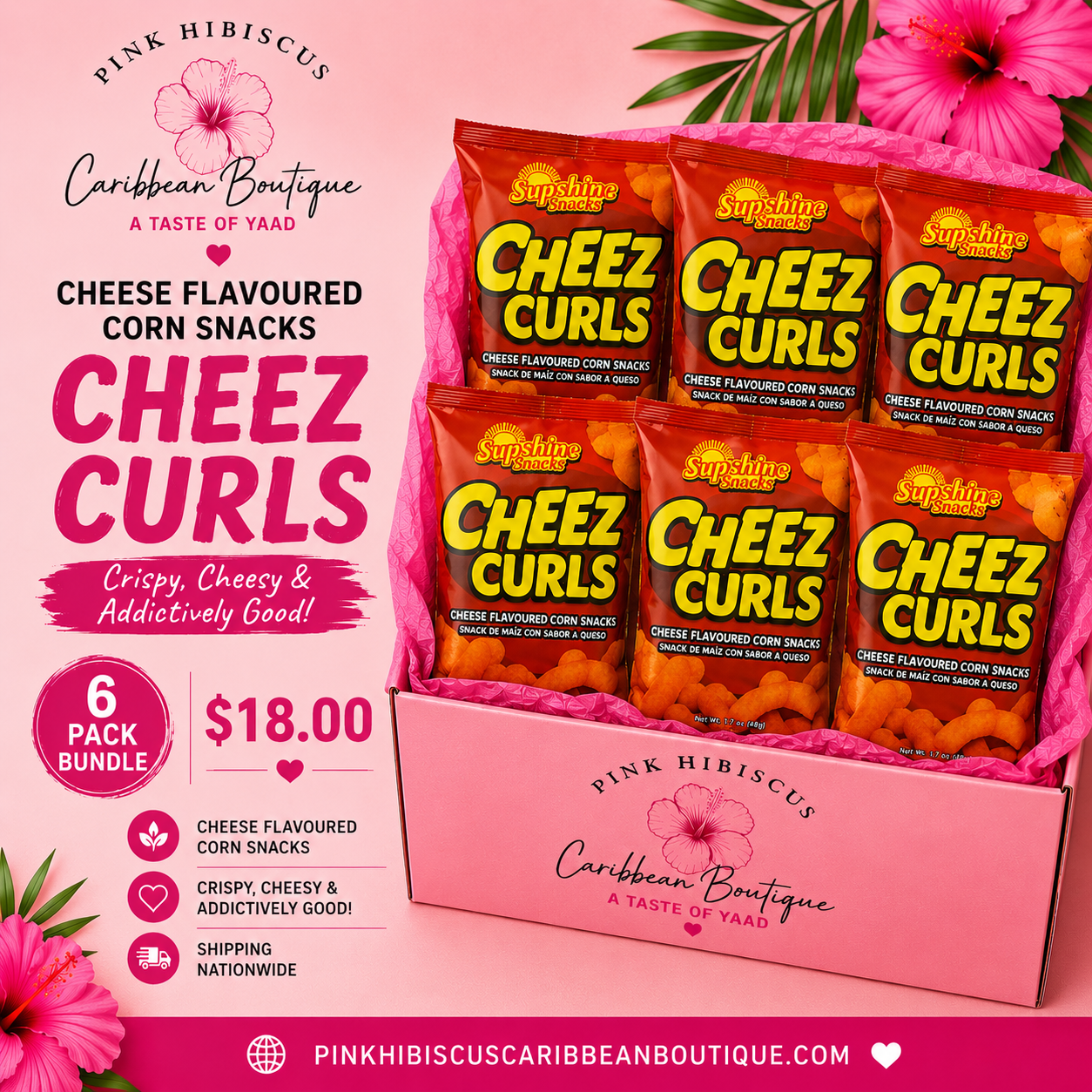 6 pk Cheez Curls