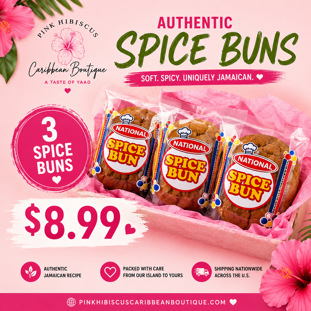 3 pk Spiced Bun